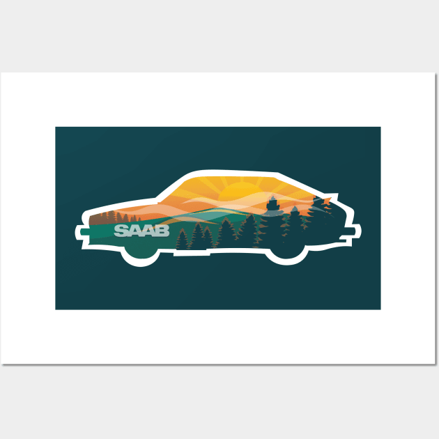 Saab Landscape Wall Art by Saabmania